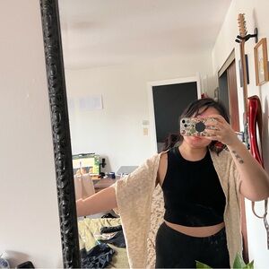 Cream Lightweight Knit Cardigan Perfect for Summer